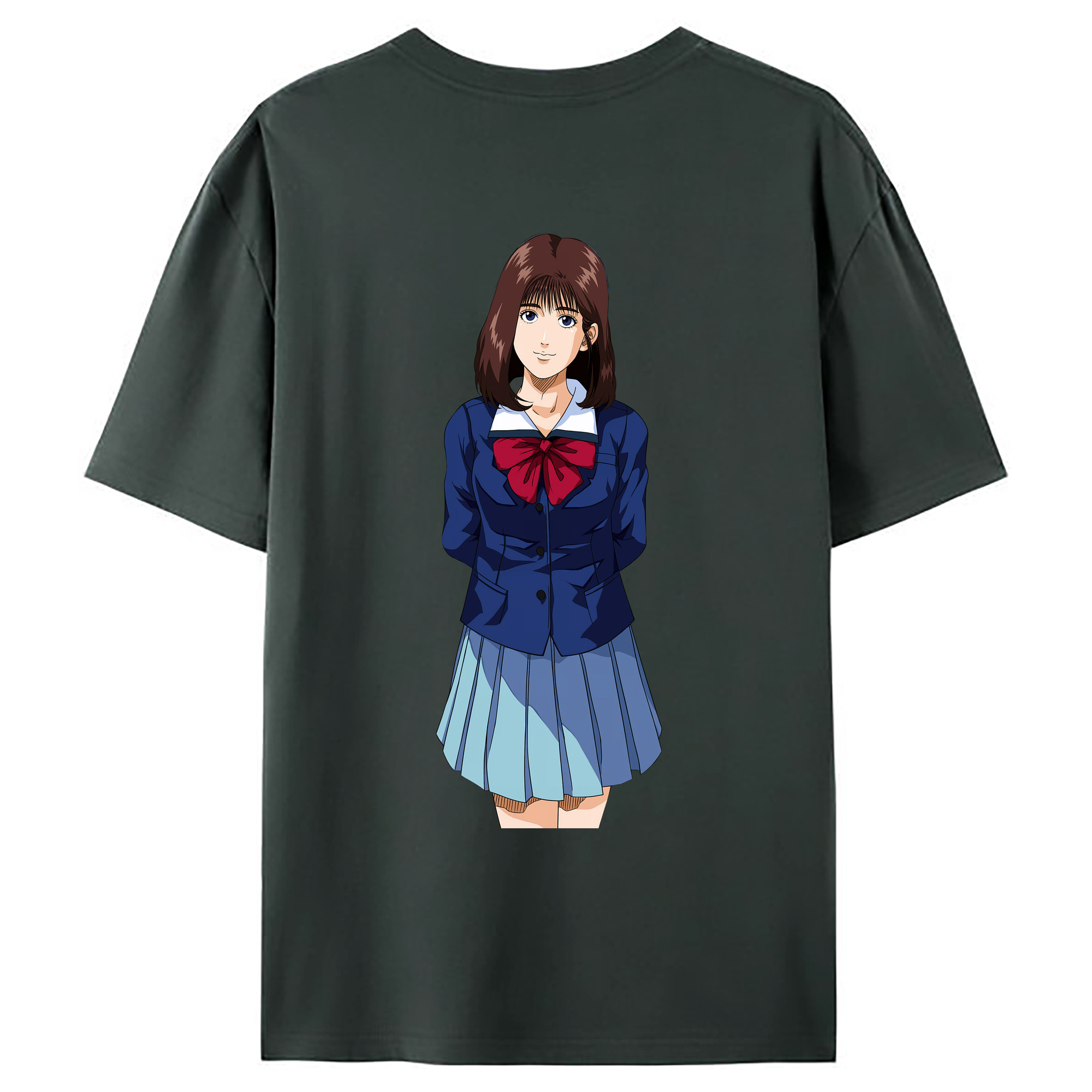 （画像用） SLAM DUNK／スラムダンク 綿100％ メンズ半袖Tシャツ（バックプリント） 通気性